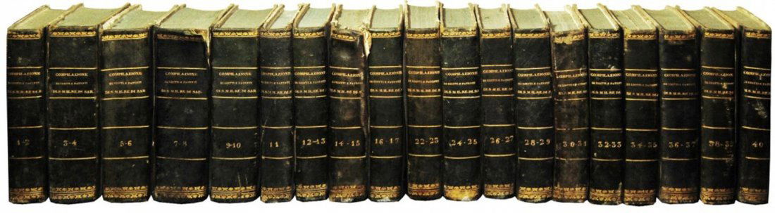 [Sardinia-Piedmont] Editti Re di Sardegna 1814-35, 17 v (1 of 10)