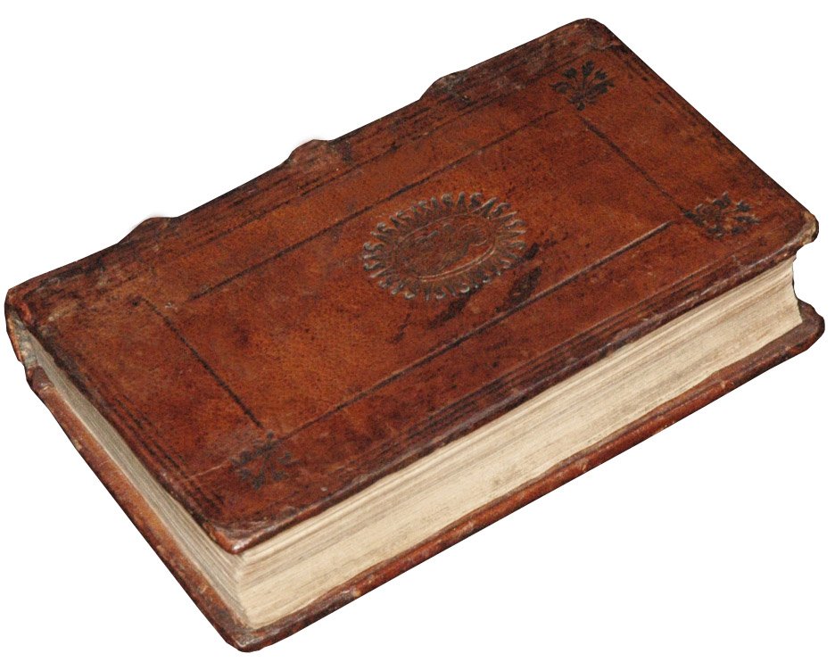 [Not in USA, Meditations, binding] Saxony, Ludolph 1578: SPIRITUAL MEDITATIONS ON CHRIST IN AN UNCOMMON MARIAN BINDING NOT IN USA, ONLY A COPY WORLDWIDE [Meditations, binding] Saint Bernard; Anselm of Canterbury; Ludolph of Saxony. Enchiridion vere aureum. 