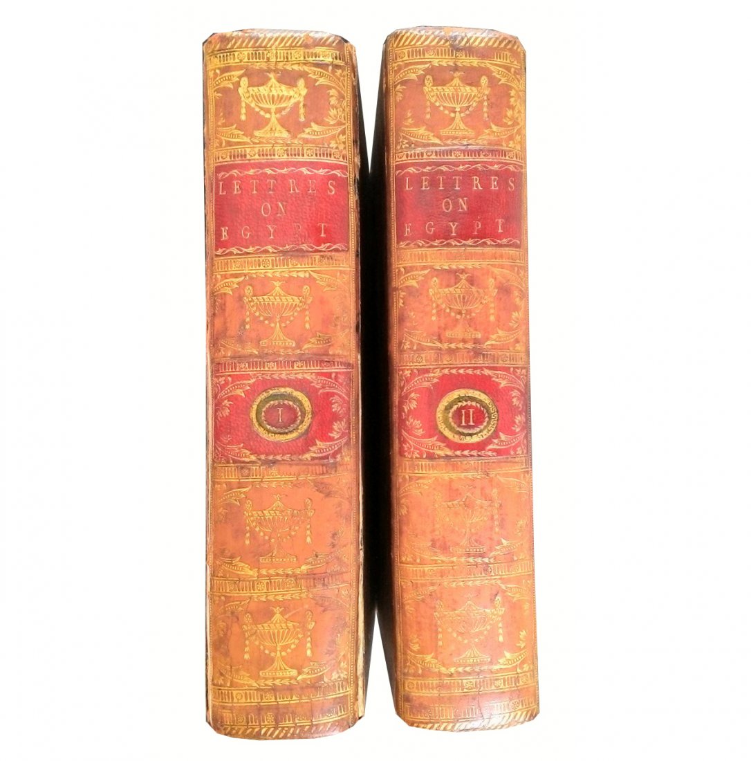 [Egypt] Savary, 1786: FIRST ENGLISH EDITION OF A COLLECTION OF LETTERS ON EGYPT, WHICH BECAME SOMETHING OF A "BIBLE" FOR EUROPEAN TRAVELLERS Savary, Claude. Letters on Egypt, with a parallel between the manners of its anci