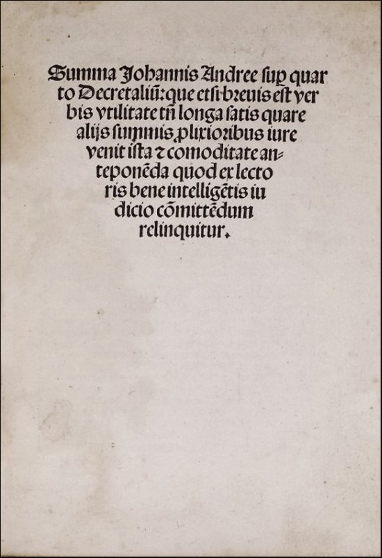 [Medieval Marriage Law] Andrea, Summa, 1507 (1 of 8)