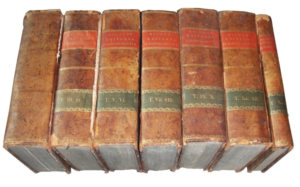 [Civil & Criminal Law] Richeri 1790-95, 13 vols (1 of 4)