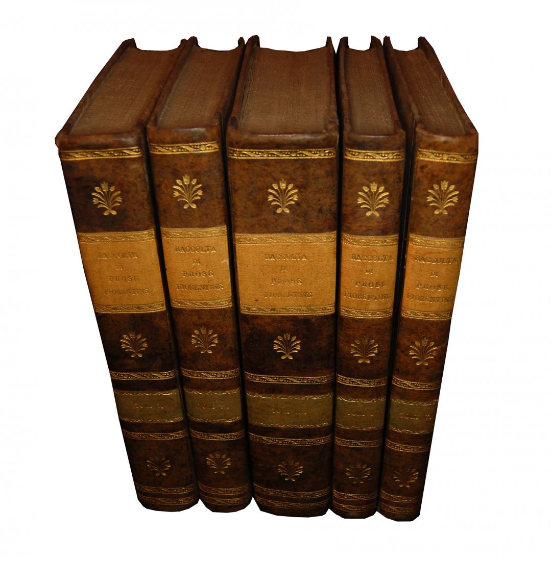 [Prose, Florence] Various A., Prose fiorentine 1735 5 v (1 of 9)