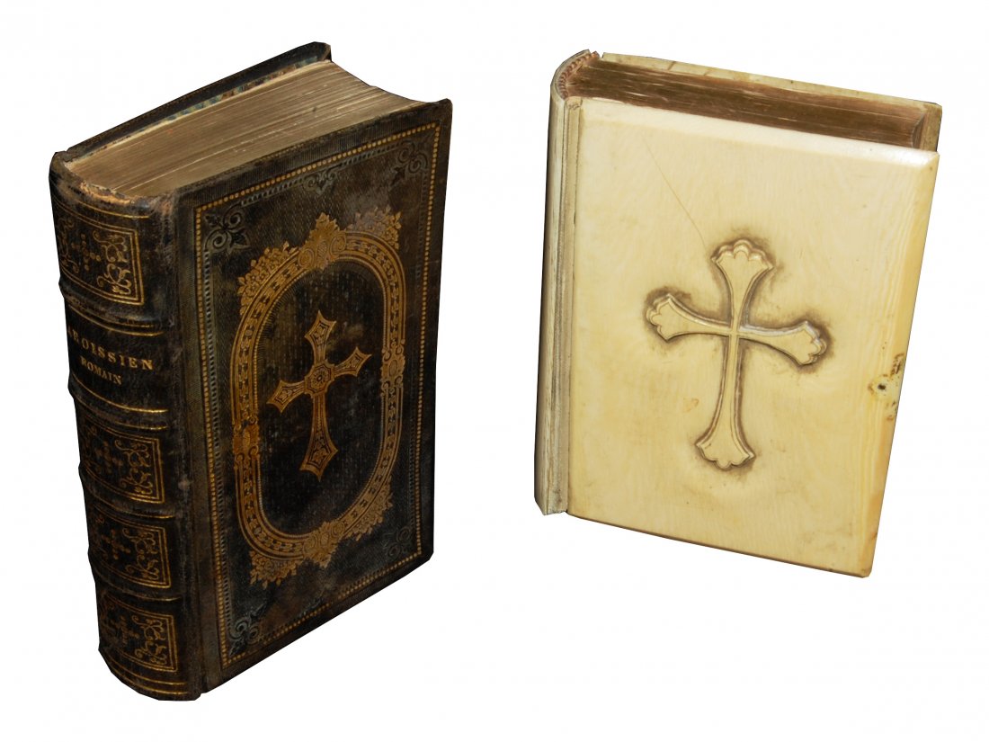 [Ivory Binding, Breviary] Albach, Prieres, 1865 (1 of 9)