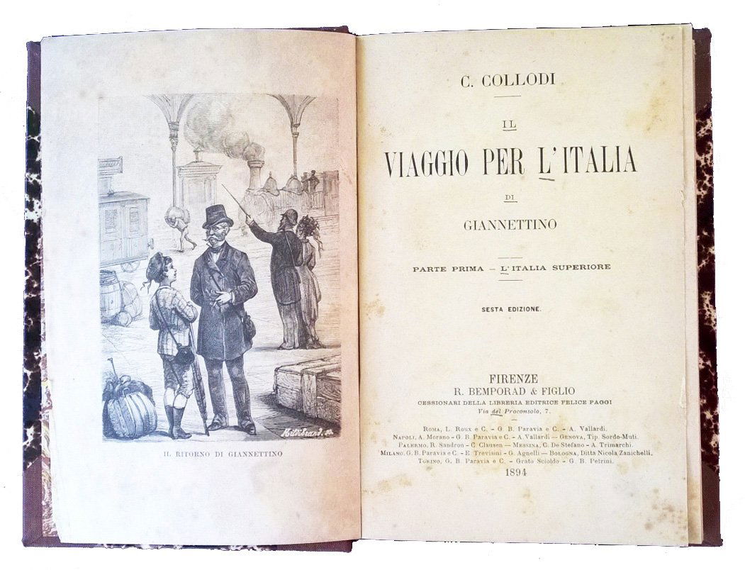 [Italy, Travels] Collodi, Viaggio di Giannettino, 1891 (1 of 6)