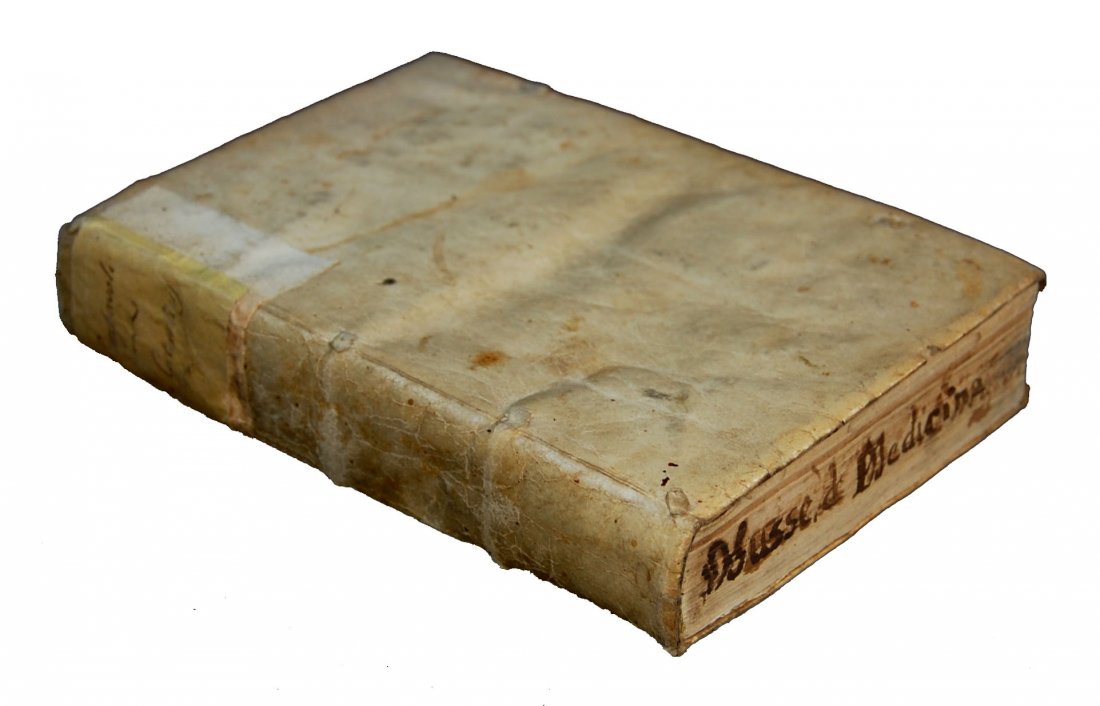 [Medicine, Drugs] Musa Brasavola, De medicamentis 1552: FIRST EDITION OF THIS TREATISE ON THE USE OF MEDICINES BY THE THE PHYSICIAN ANTONIO MUSA BRASAVOLA Brasavola, Antonio Musa. Antonii Musae Brassauoli [...] De medicamentis tam simplicibus, quam composi