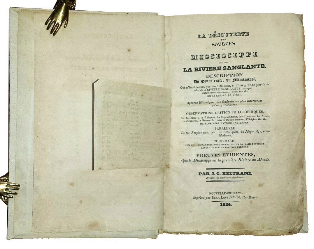 [America, Explorations, Mississippi] Beltrami, 1828 (1 of 5)