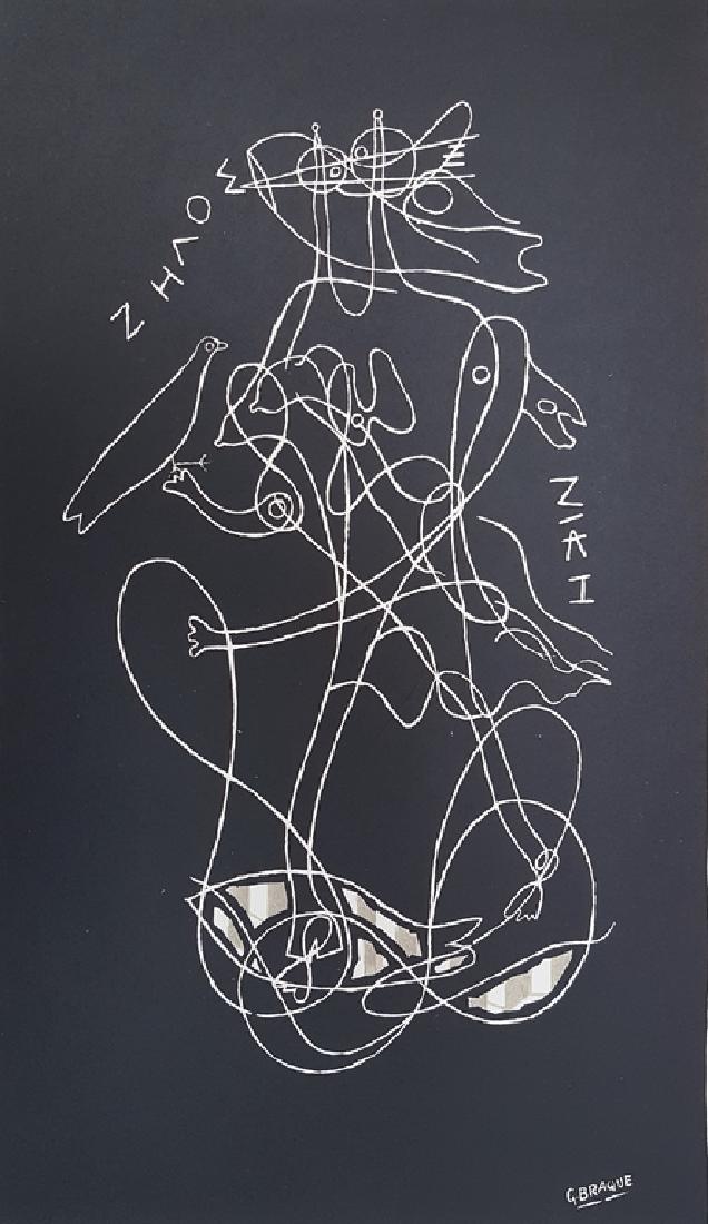 GEORGES BRAQUE COLOR LITHOGRAPH (1 of 1)