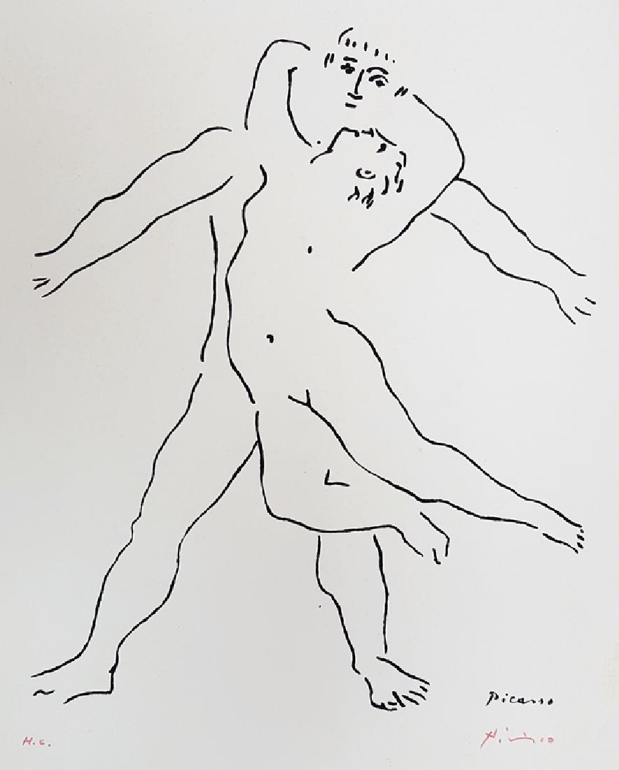 PABLO PICASSO SIGNED COLOR LITHOGRAPH (1 of 1)