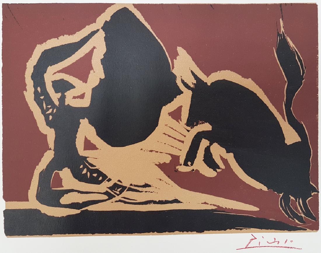 PABLO PICASSO HAND SIGNED LINOCUT (1 of 1)