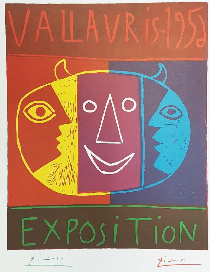 PABLO PICASSO SIGNED COLOR POSTER LITHOGRAPH (1 of 1)