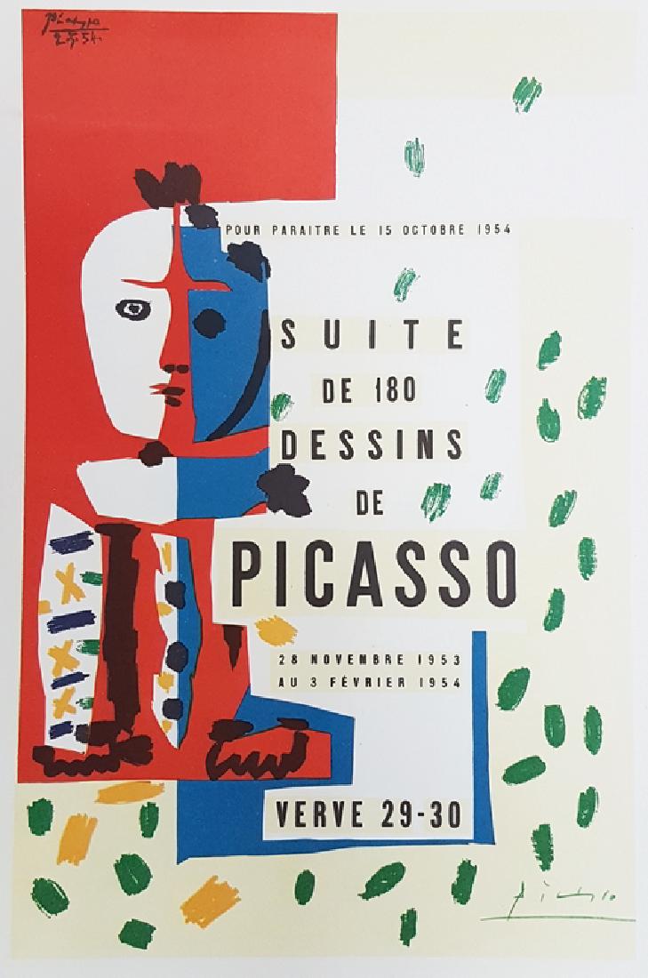 PABLO PICASSO SIGNED COLOR POSTER LITHOGRAPH (1 of 1)