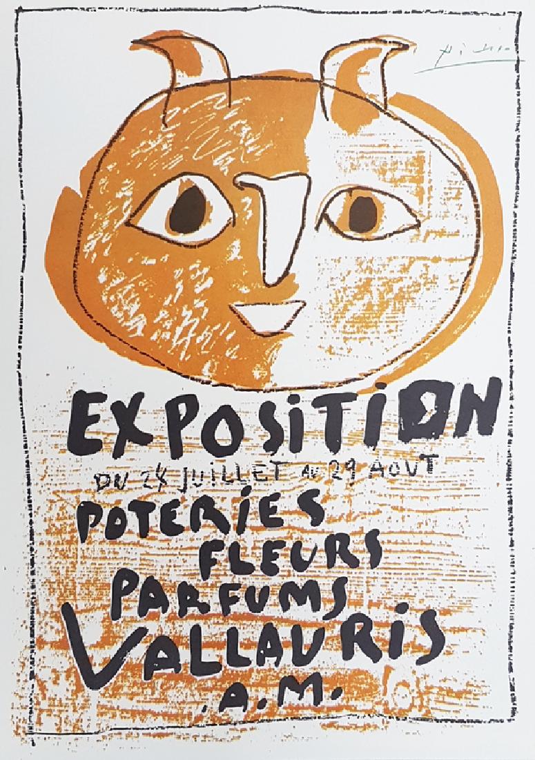 PABLO PICASSO SIGNED COLOR POSTER LITHOGRAPH (1 of 1)