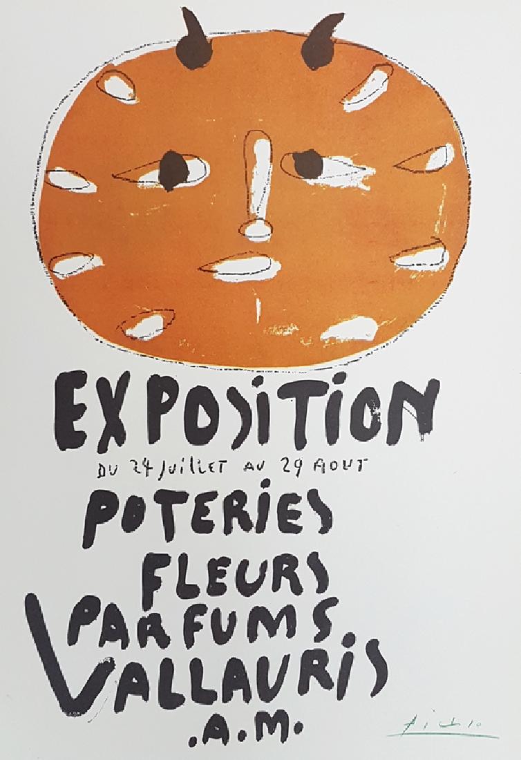 PABLO PICASSO SIGNED COLOR POSTER LITHOGRAPH (1 of 1)