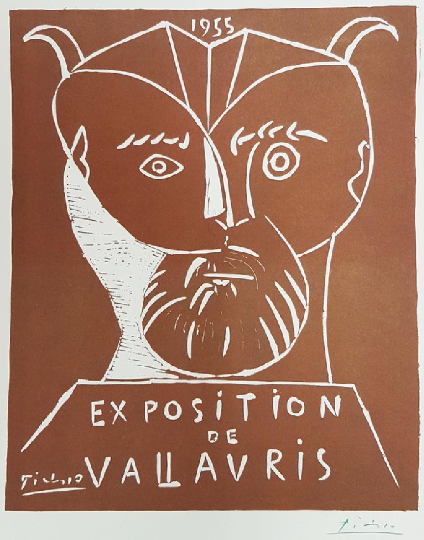 PABLO PICASSO SIGNED COLOR POSTER LITHOGRAPH (1 of 1)