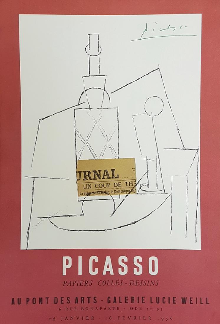 PABLO PICASSO SIGNED COLOR POSTER LITHOGRAPH (1 of 1)