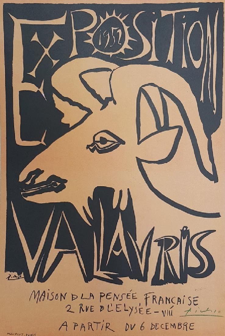 PABLO PICASSO SIGNED COLOR POSTER LITHOGRAPH (1 of 1)