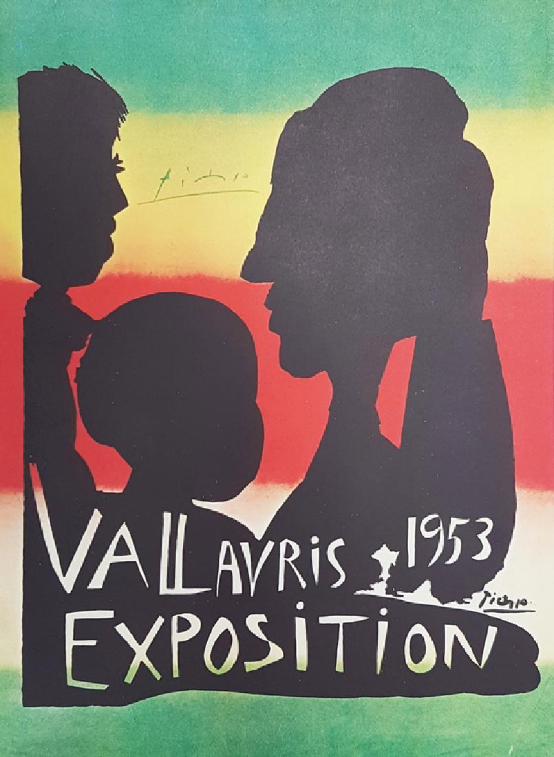 PABLO PICASSO SIGNED COLOR POSTER LITHOGRAPH (1 of 1)