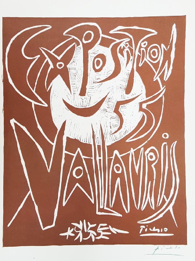 PABLO PICASSO SIGNED COLOR POSTER LITHOGRAPH (1 of 1)