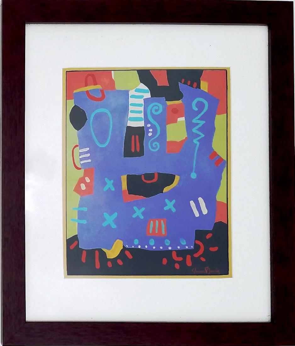 GOUACHE ON PAPER  Davis (1 of 2)