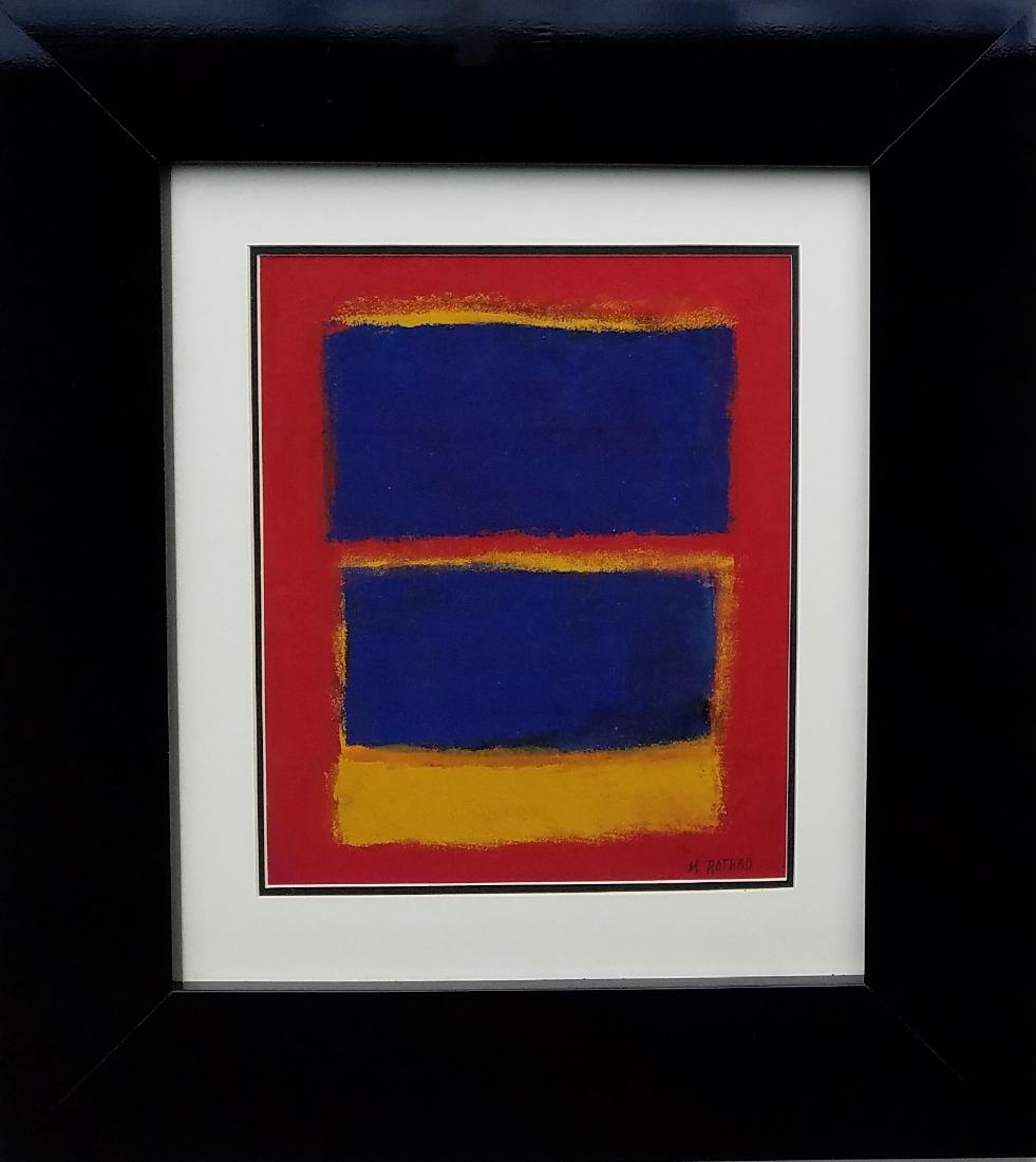 MIXED MEDIA ON PAPER Mark Rothko (1 of 2)