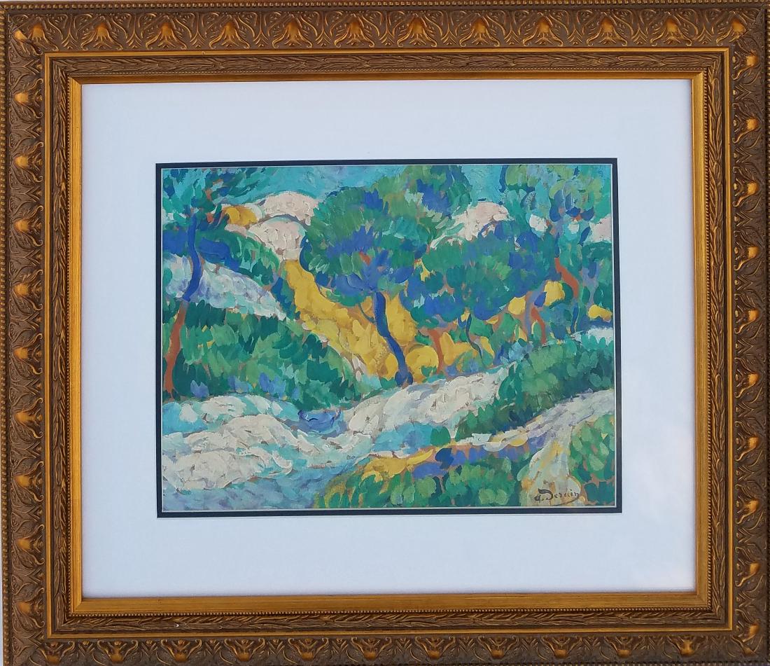 WATERCOLOR ON PAPER Andres Derain: WATERCOLOR ON PAPER Andres Derain 11.50" X 13.75"