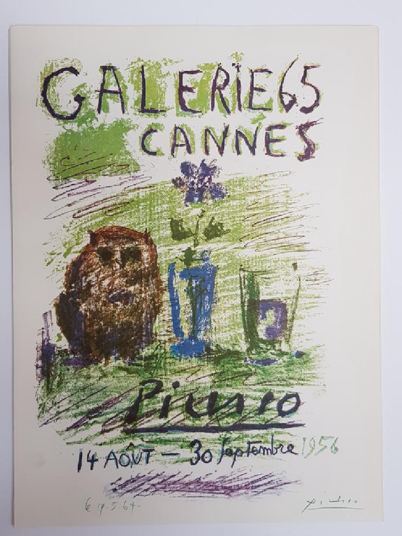 PICASSO HAND SIGNED POSTER LITHOGRAPHE (1 of 1)