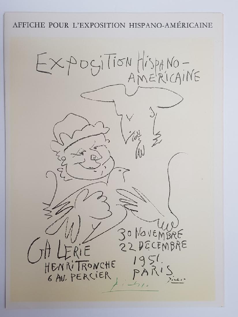 PICASSO HAND SIGNED POSTER LITHOGRAPHE (1 of 1)