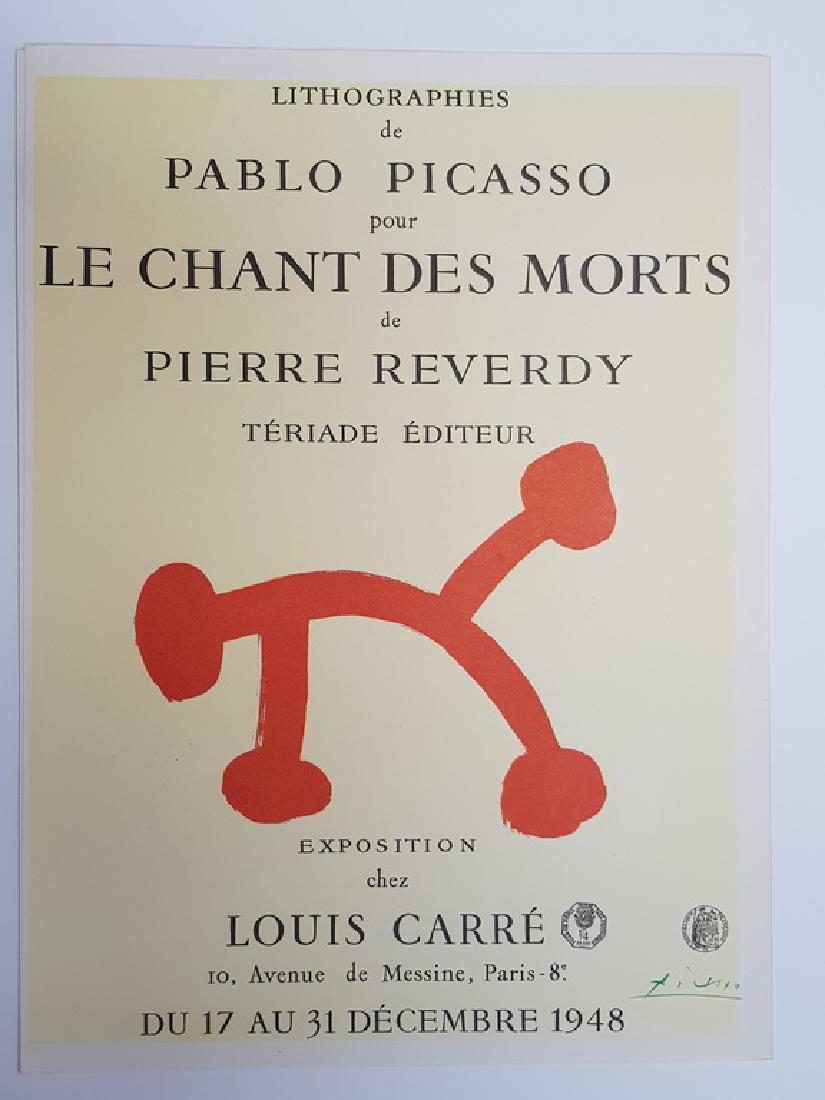 PICASSO HAND SIGNED POSTER LITHOGRAPHE (1 of 1)