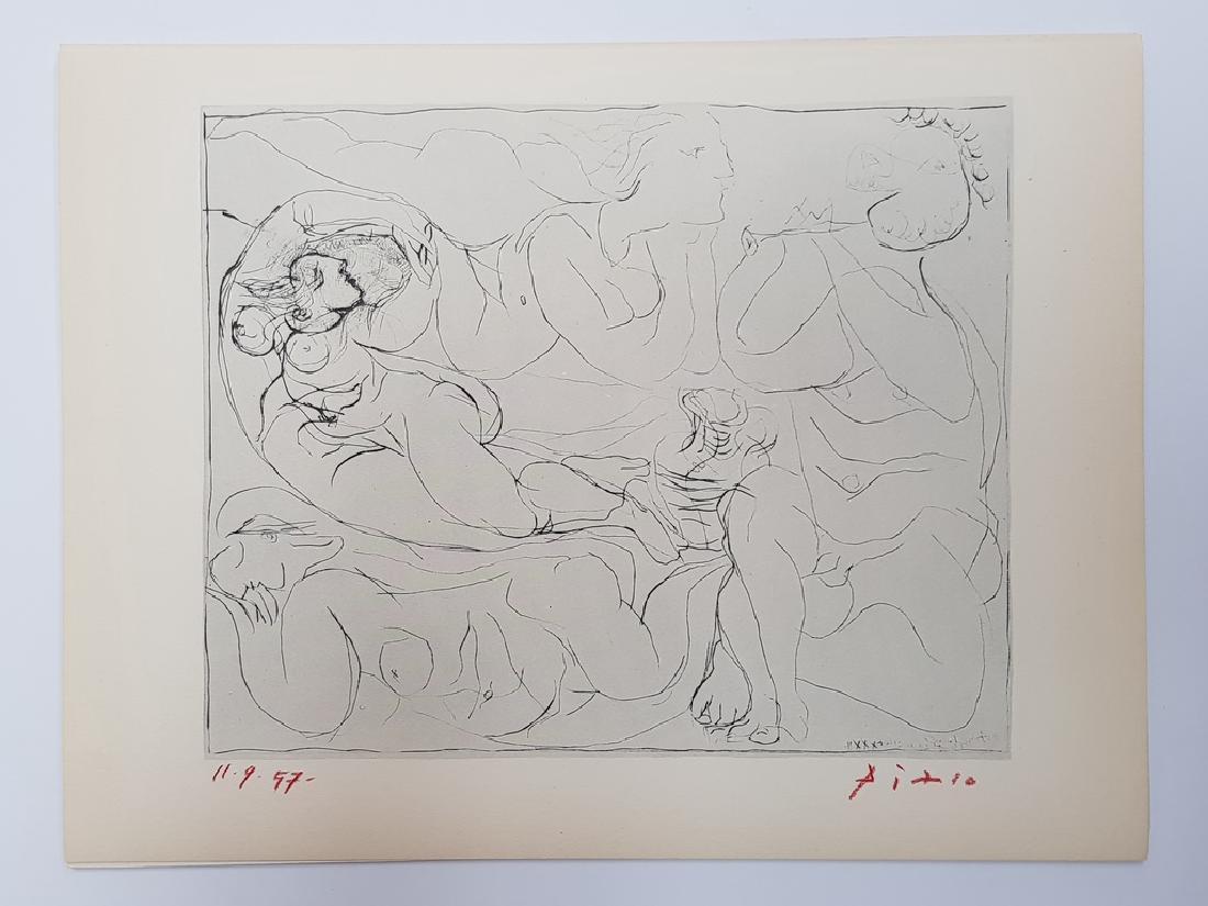 PICASSO HAND SIGNED LITHOGRAPHE SUITE VOLLARD 11" X (1 of 1)