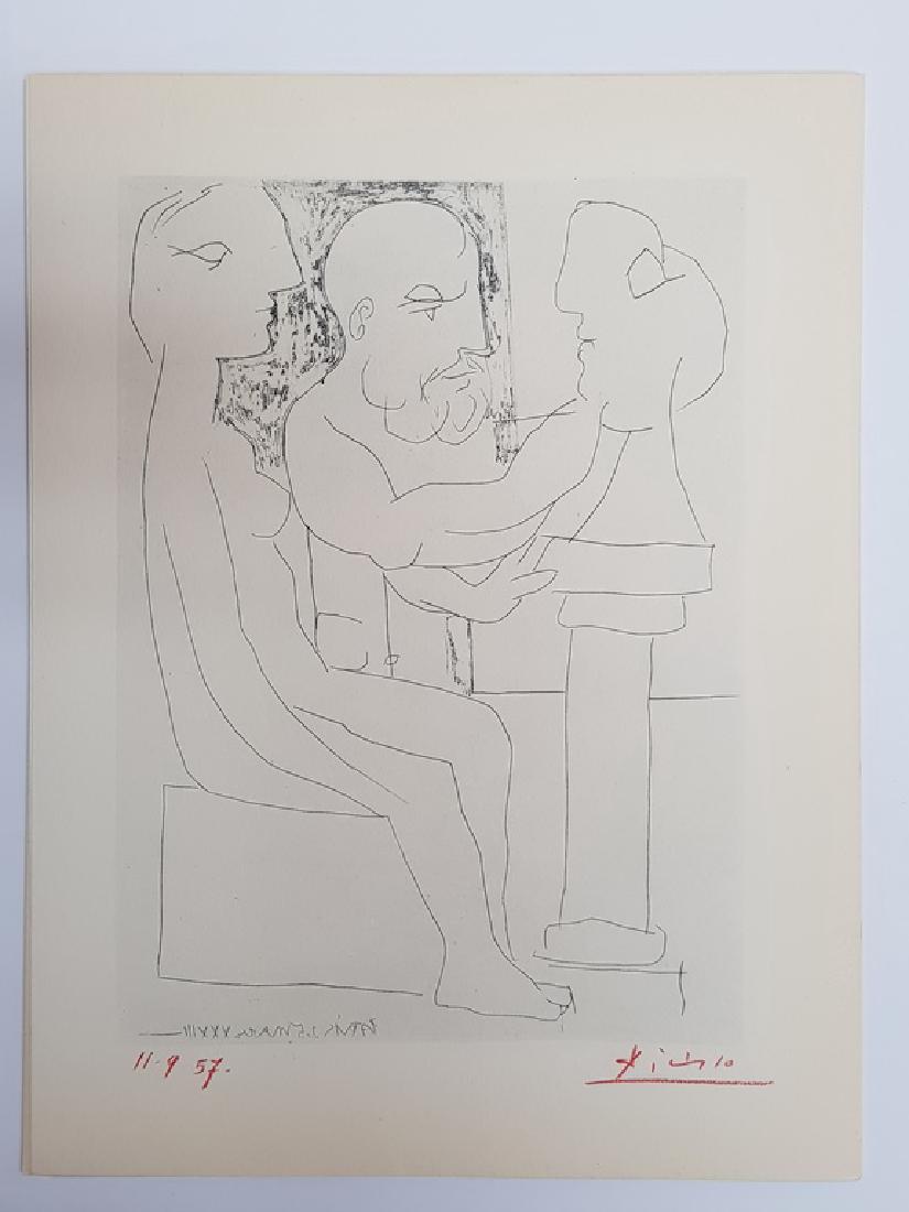 PICASSO HAND SIGNED LITHOGRAPHE SUITE VOLLARD 11" X (1 of 1)