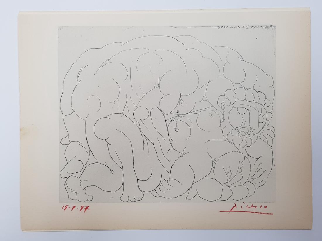 PICASSO HAND SIGNED LITHOGRAPHE SUITE VOLLARD 11" X (1 of 1)