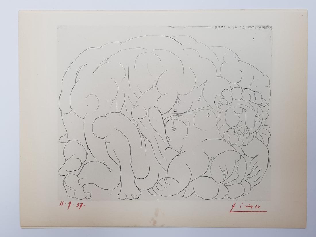 PICASSO HAND SIGNED LITHOGRAPHE SUITE VOLLARD 11" X (1 of 1)