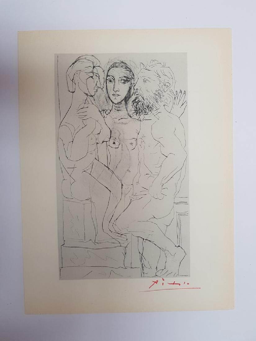 PICASSO HAND SIGNED LITHOGRAPHE SUITE VOLLARD 11" X (1 of 1)
