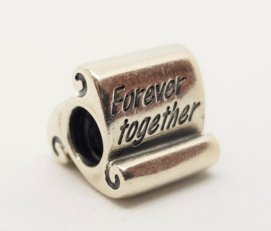 FOREVER TOGETHER PANDORA SILVER CHARM (1 of 1)