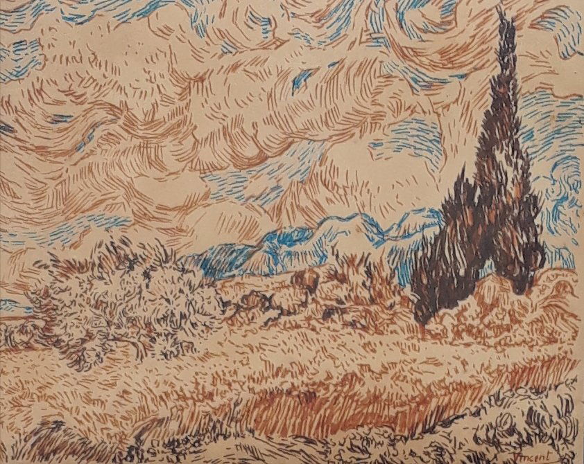 INK ON PAPER SIGNED VINCENT (1 of 1)
