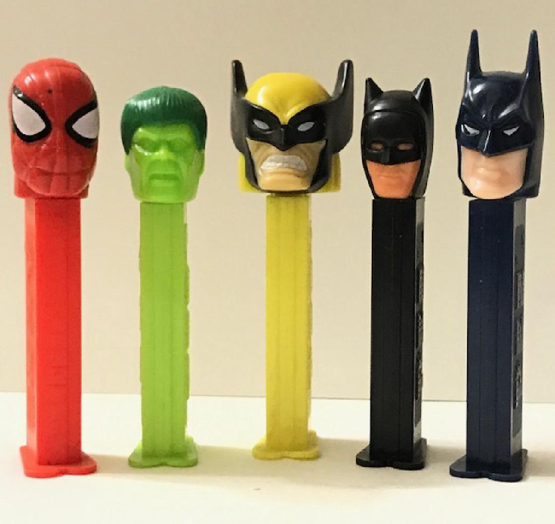 Lot of 5 Vintage 1970’s Superhero Pez Dispensers: Lot of 5 Vintage 1970’s Superhero Pez Dispensers Collector Quality