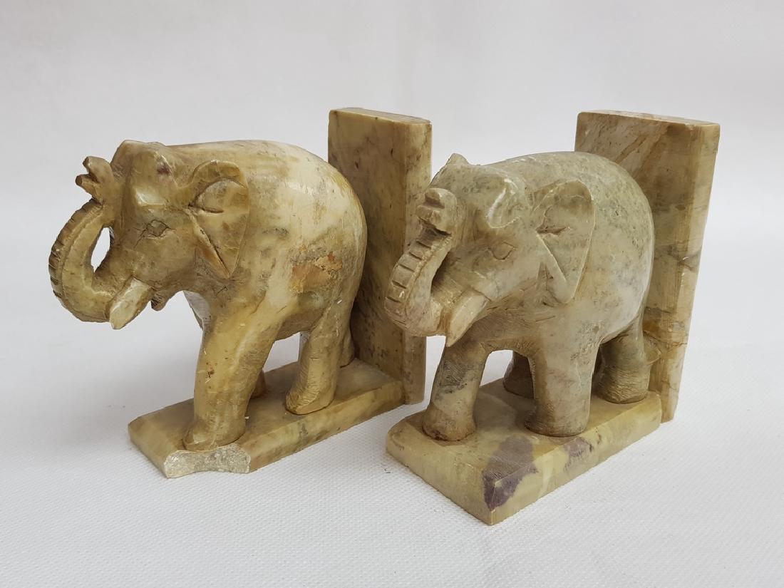 elephant marble bookends (1 of 1)