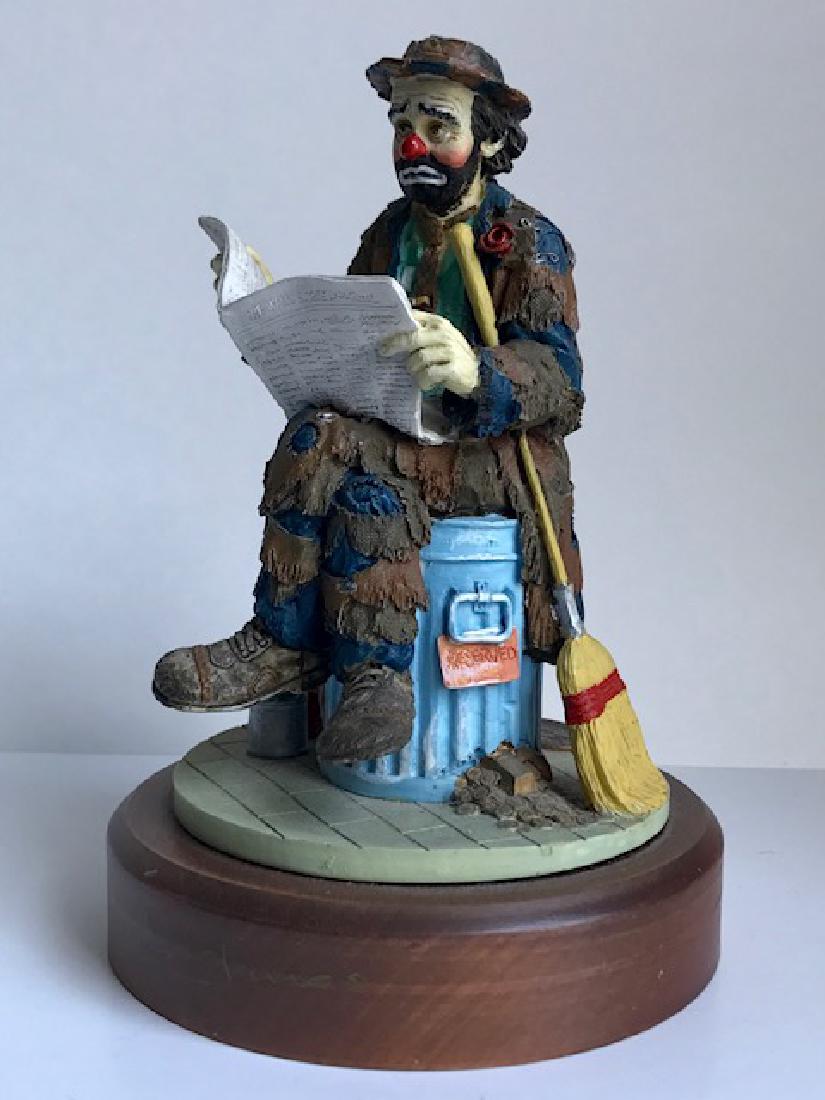Limited Edition EMMETT KELLY Hobo Clown Figurine