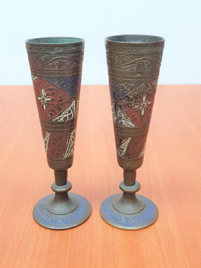 MADE IN BRITISH INDIA BRONZE CUPS (1 of 3)