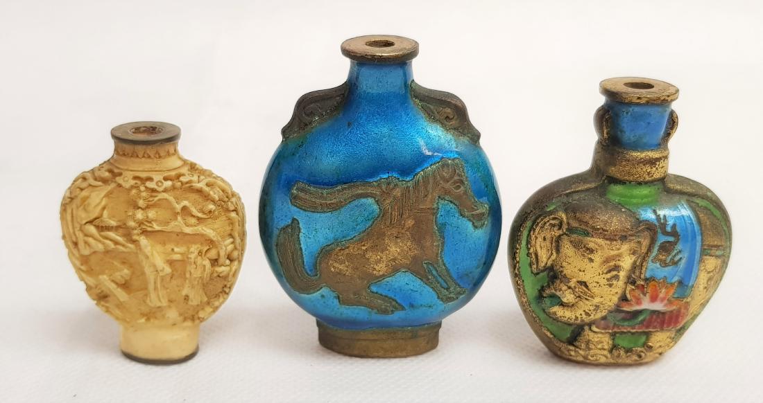 ANTIQUE CHINESE ENAMEL SNUFF BOTLES (1 of 1)