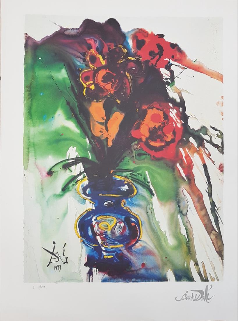 SALVADOR DALI OFFSET COLOR LITHOGRAPH (1 of 3)