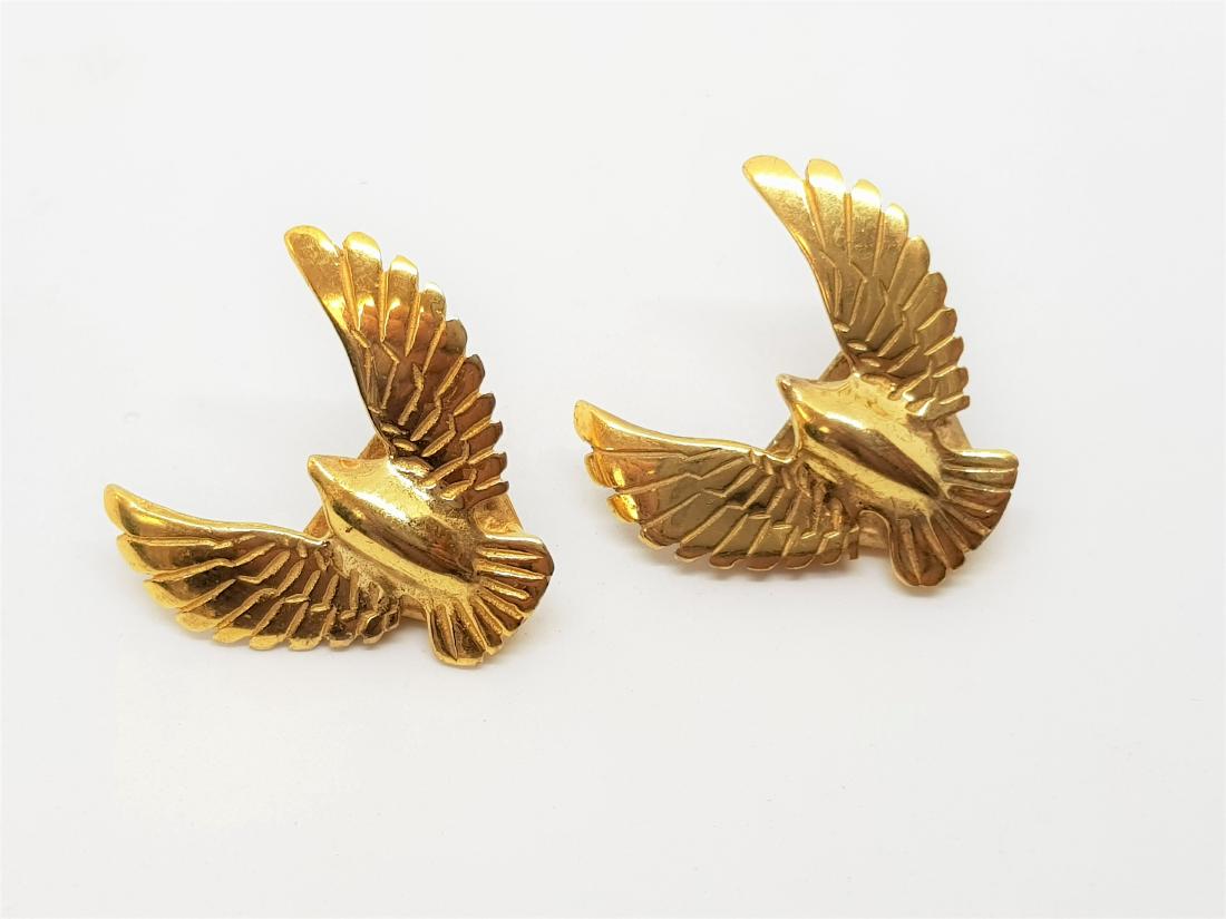 CRUMRINE GOLD ON SILVER COLLAR TIPS (1 of 2)