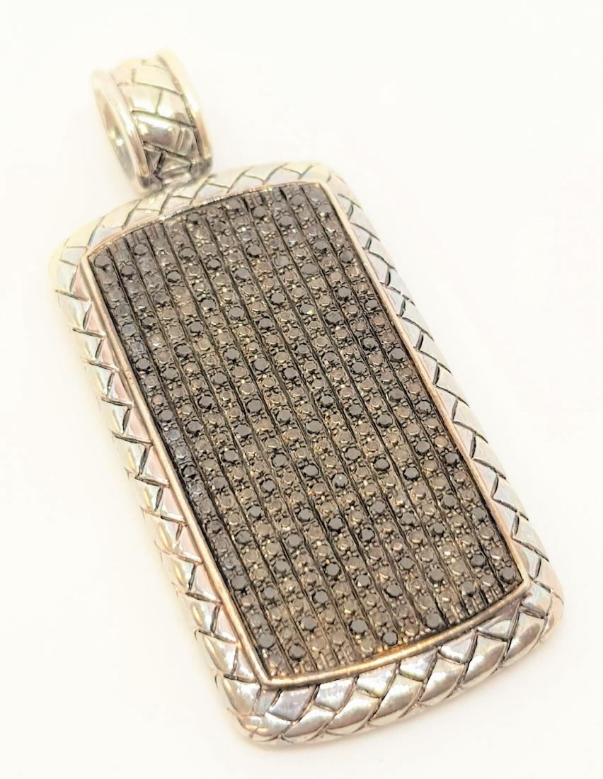 DAVID YURMAN STYLE DIAMOND DOG TAG (1 of 2)