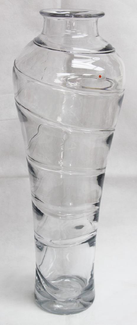 VINTAGE BLENKO LARGE GLASS VASE (1 of 2)