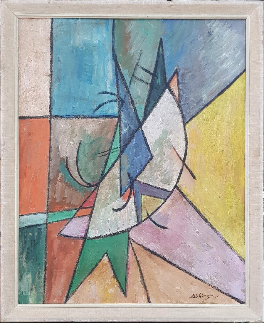 Albert Gleizes MIXED MEDIA ON CARTON (1 of 2)