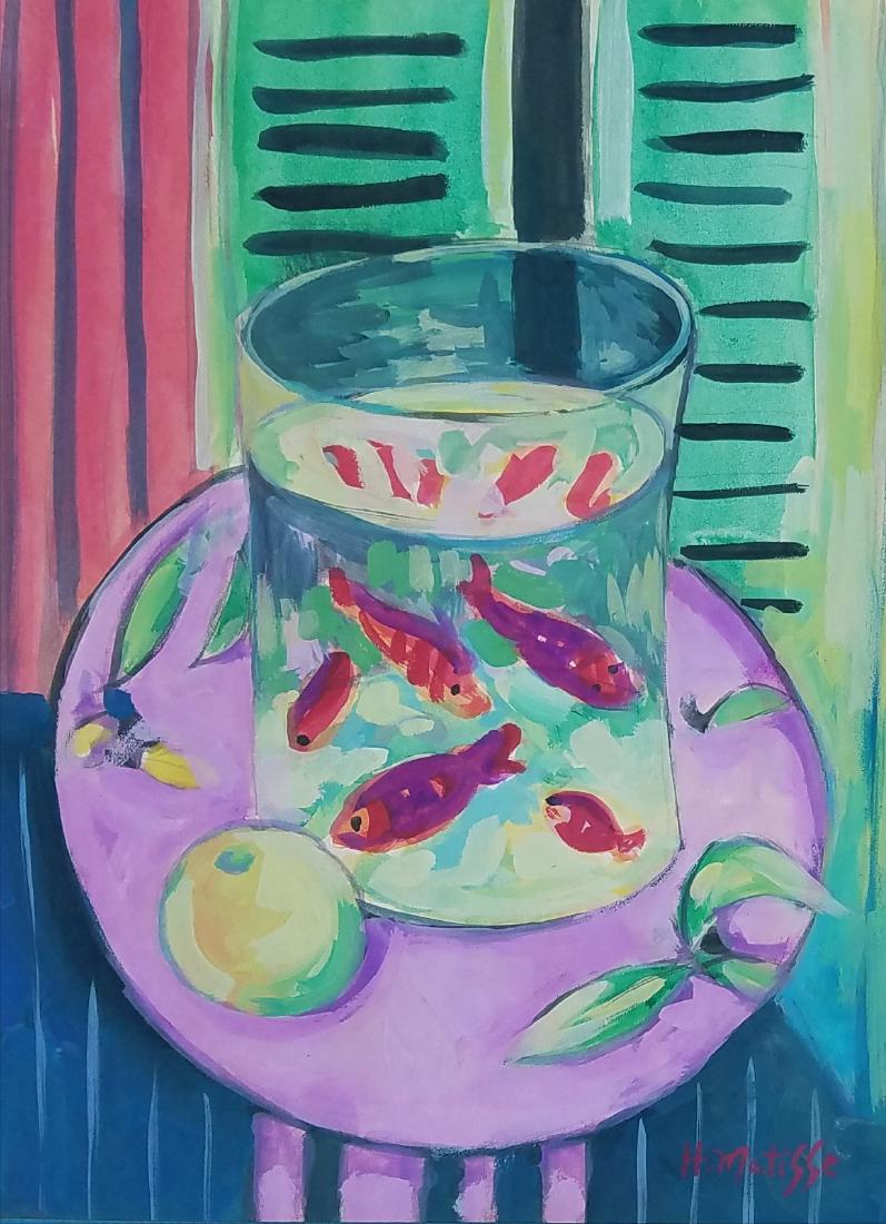 H MATISSE GOUACHE ON PAPER (1 of 1)