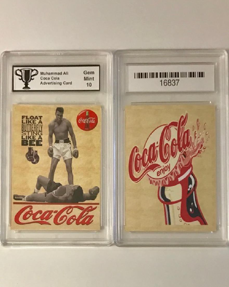 Gem 10 MUHAMMAD ALI Coca-Cola Advertising Card: Float Like a Butterfly Sting Like a Bee