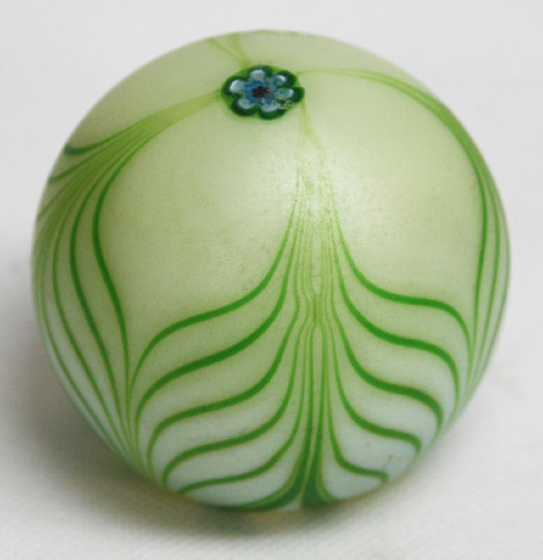 VINTAGE GOLDEN CROWN GLASS PAPERWEIGHT (1 of 2)