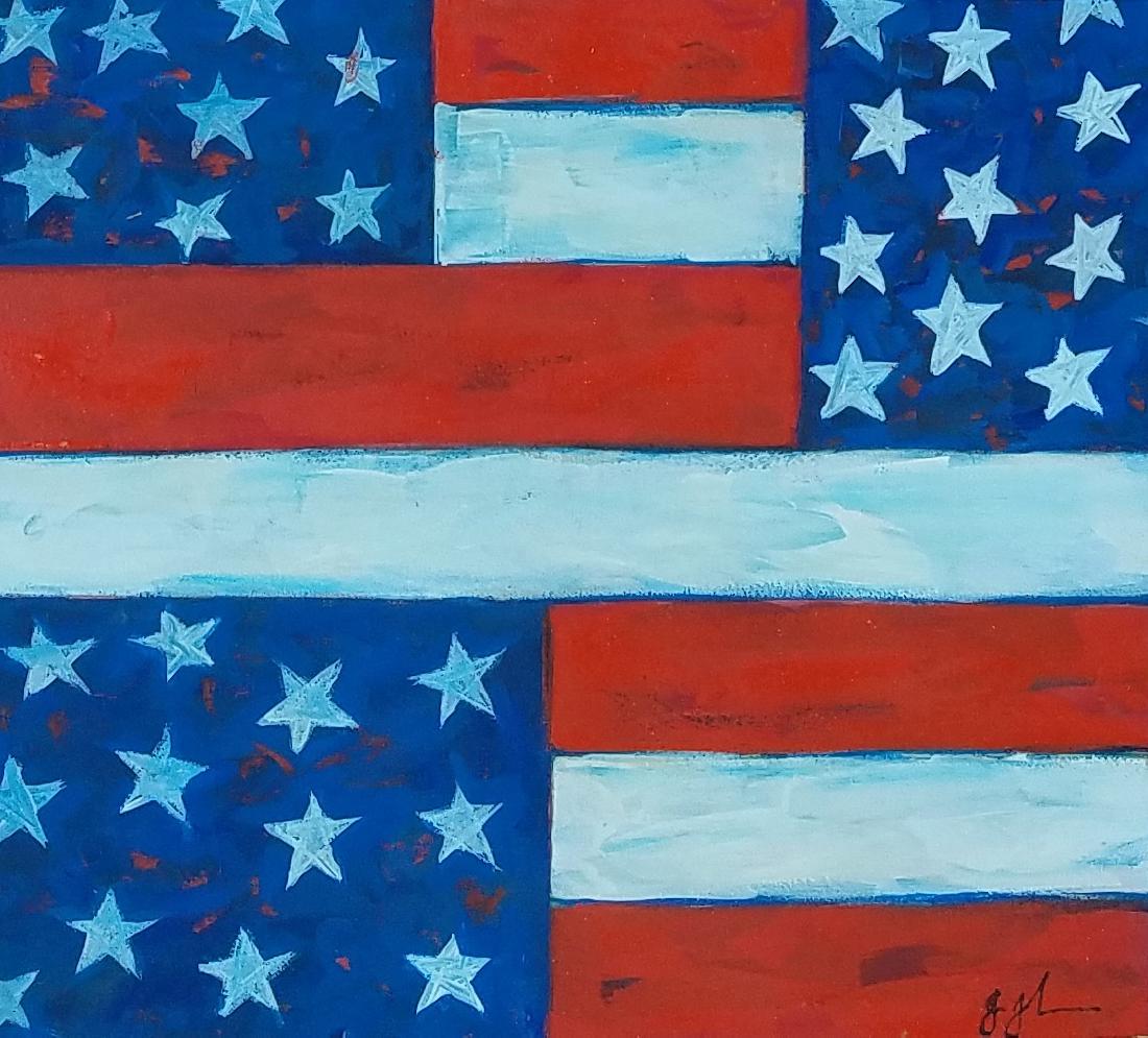 J Johns mixed media on paper (1 of 1)