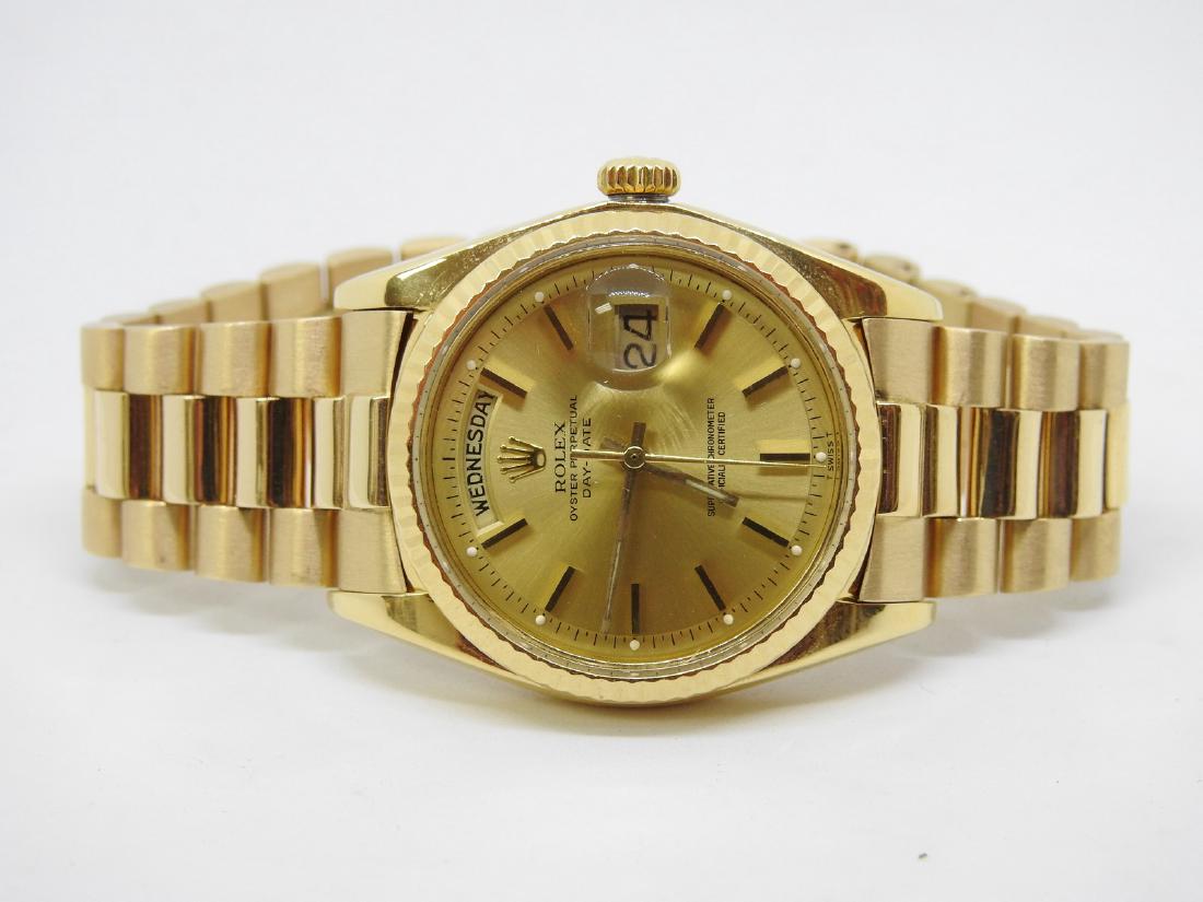 ROLEX DAY DATE GOLD WATCH (1 of 2)